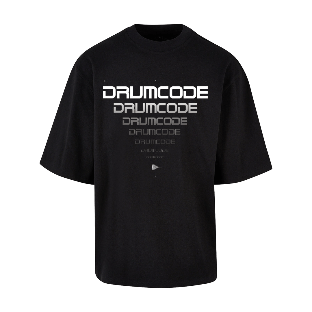 Black Printed T-shirt Front