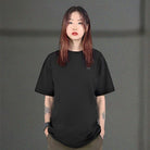Black Printed T-shirt Front