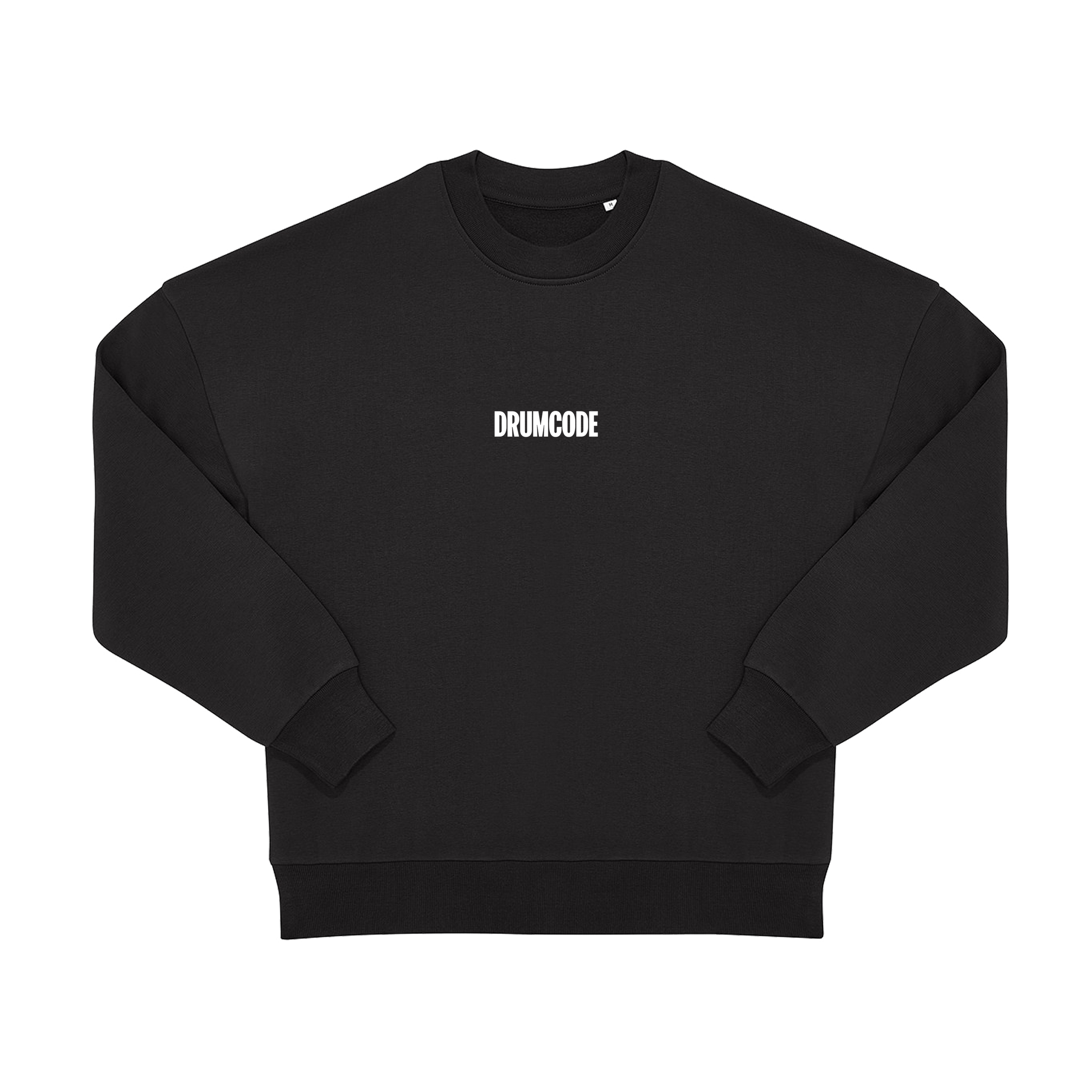 Black Printed Sweater Front