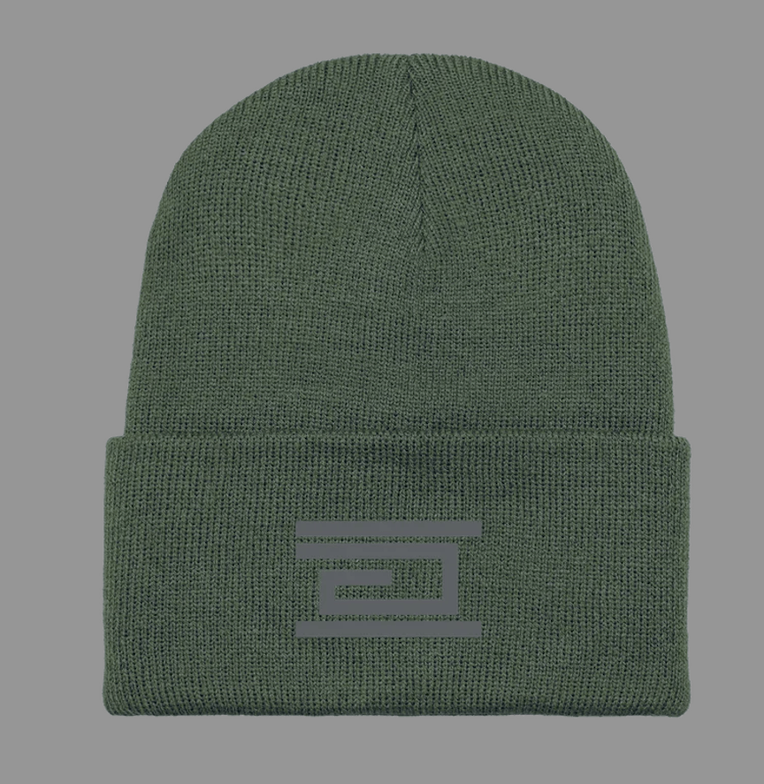 Olive Beanie Front