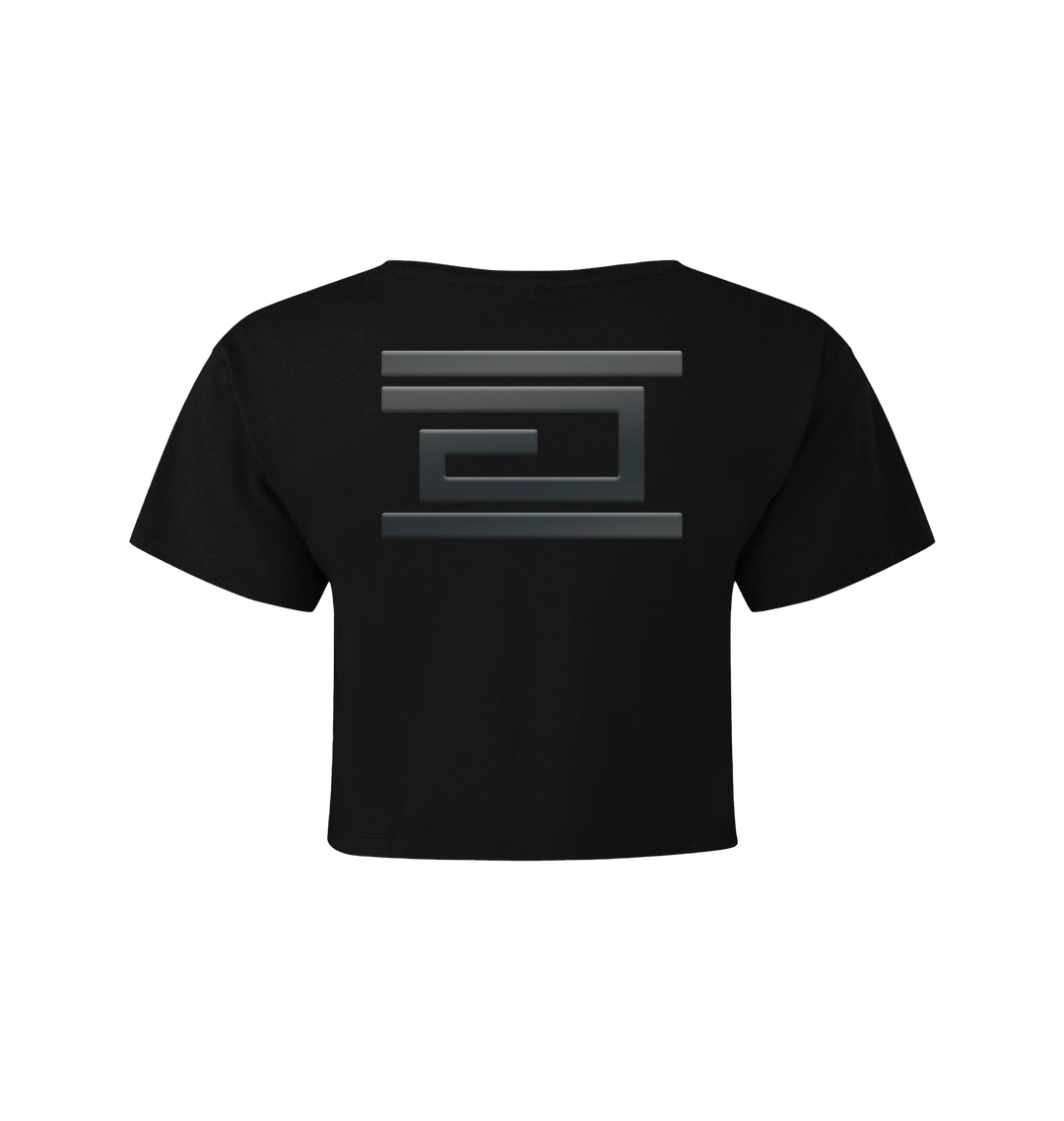 Black Printed T-shirt Back