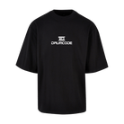 Black Printed T-shirt Front