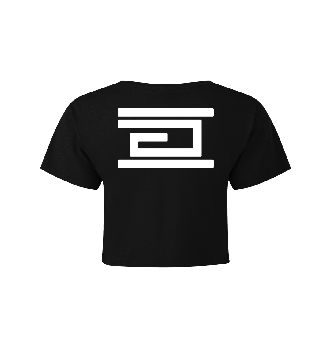 Black Printed T-shirt Back