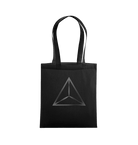 Black Printed Bag Front