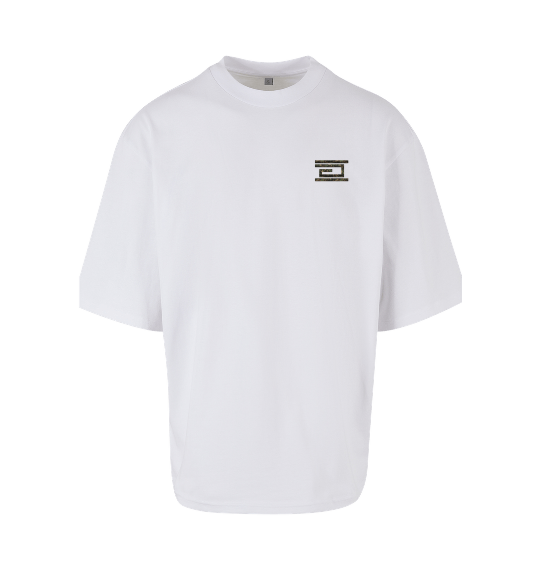 White Printed T-shirt Front