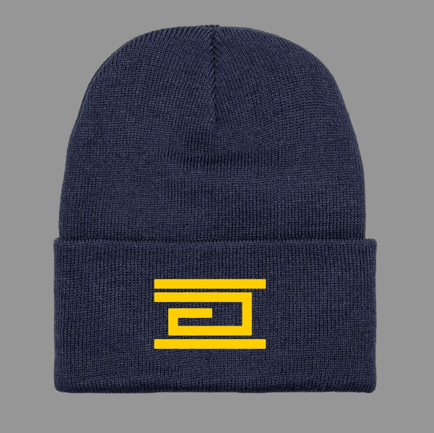 Navy Beanie Front