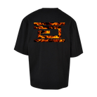 Black Printed T-shirt Back