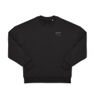 Black Printed Sweater Front