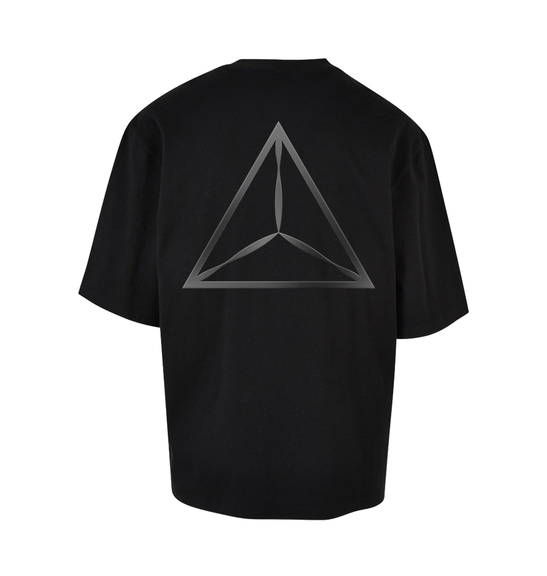 Black Printed T-shirt Back