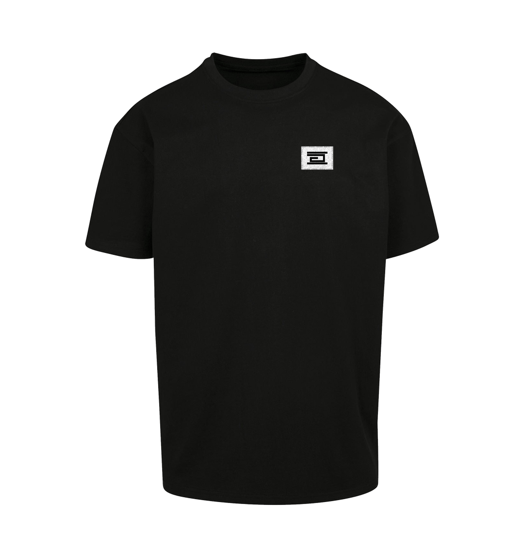 Black Printed T-shirt Front