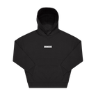 Black Printed Hoody Front