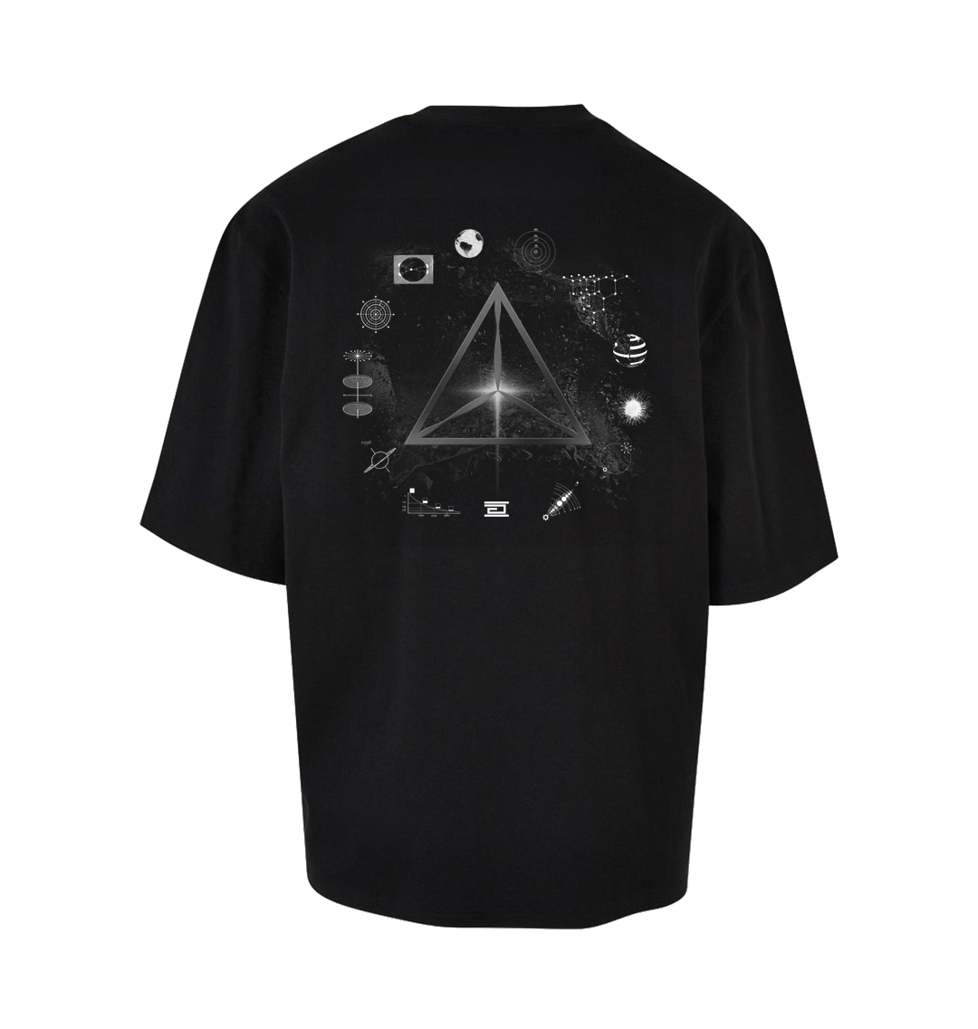 Black Printed T-shirt Back