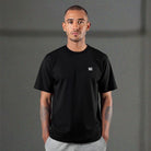 Black Printed T-shirt Front