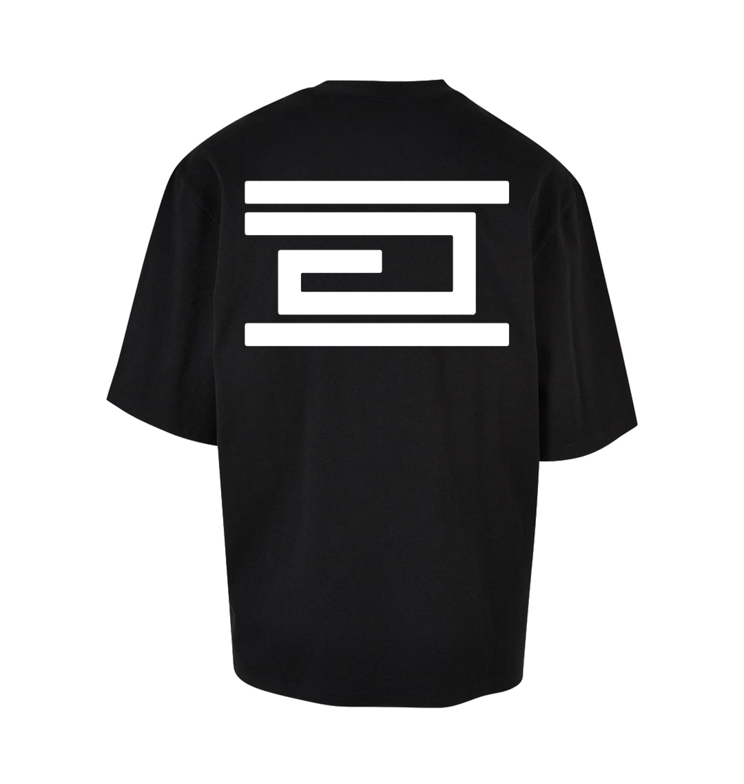 Black Printed T-shirt Back