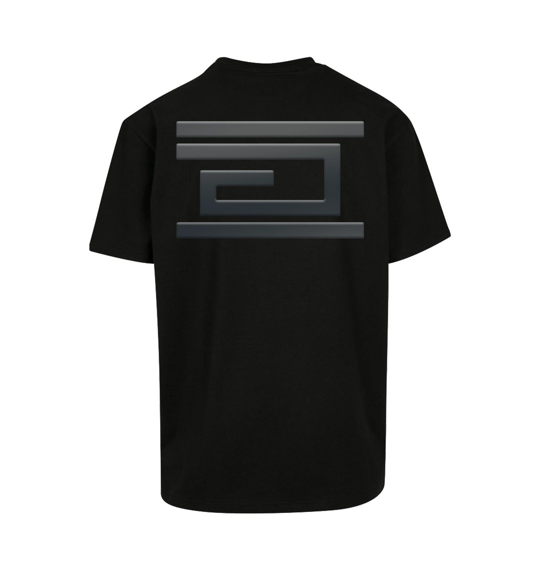 Black Printed T-shirt Back