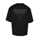 Black Printed T-shirt Back