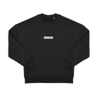 Black Printed Sweater Front