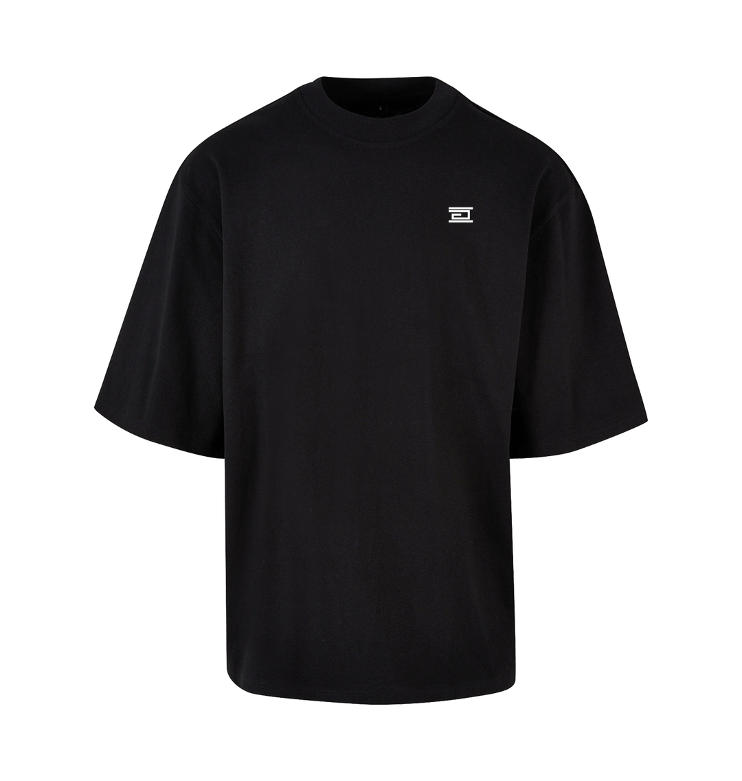 Black Printed T-shirt Front