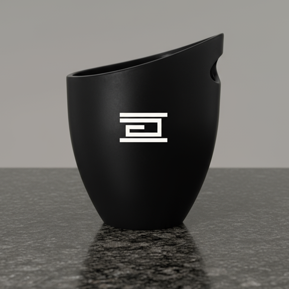 Drumcode ice bucket in black