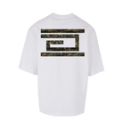 White Printed T-shirt Back