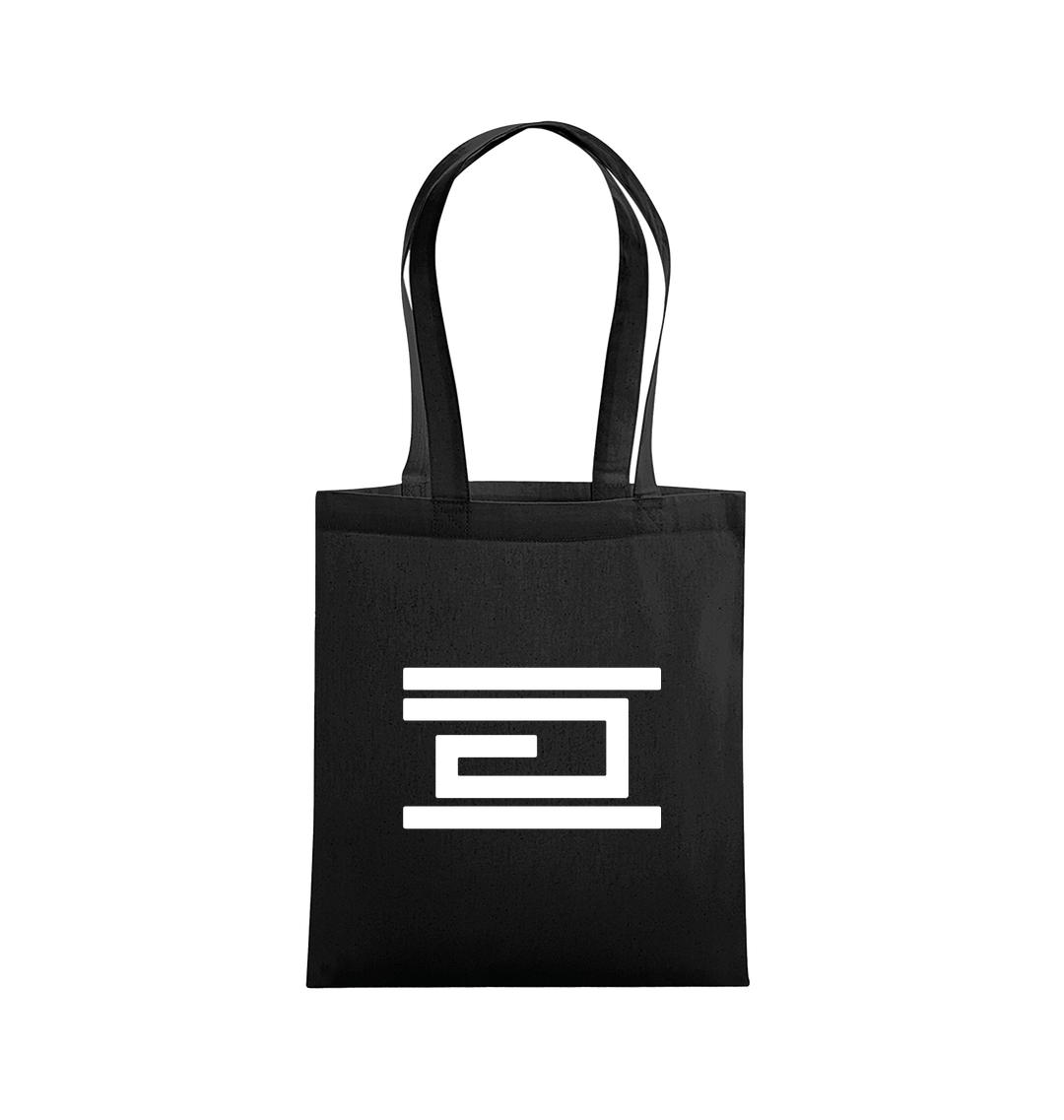 Black Printed Bag Front