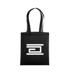 Black Printed Bag Front