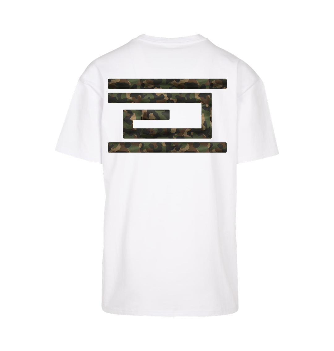 White Printed T-shirt Back