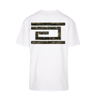 White Printed T-shirt Back