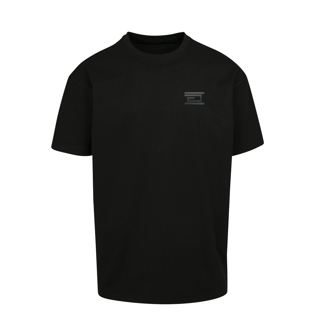 Black Printed T-shirt Front