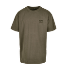 Olive Printed T-shirt Front