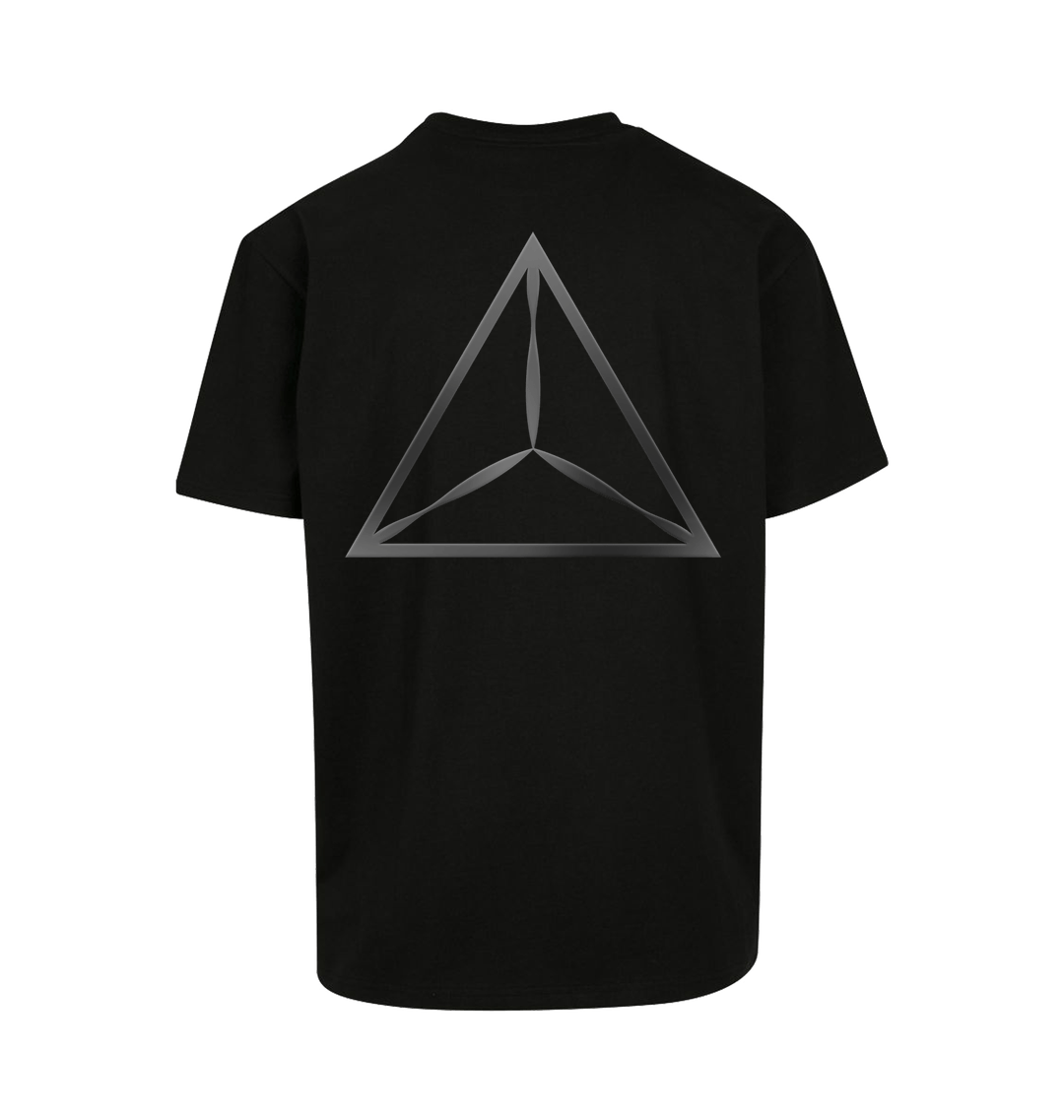 Black Printed T-shirt Back