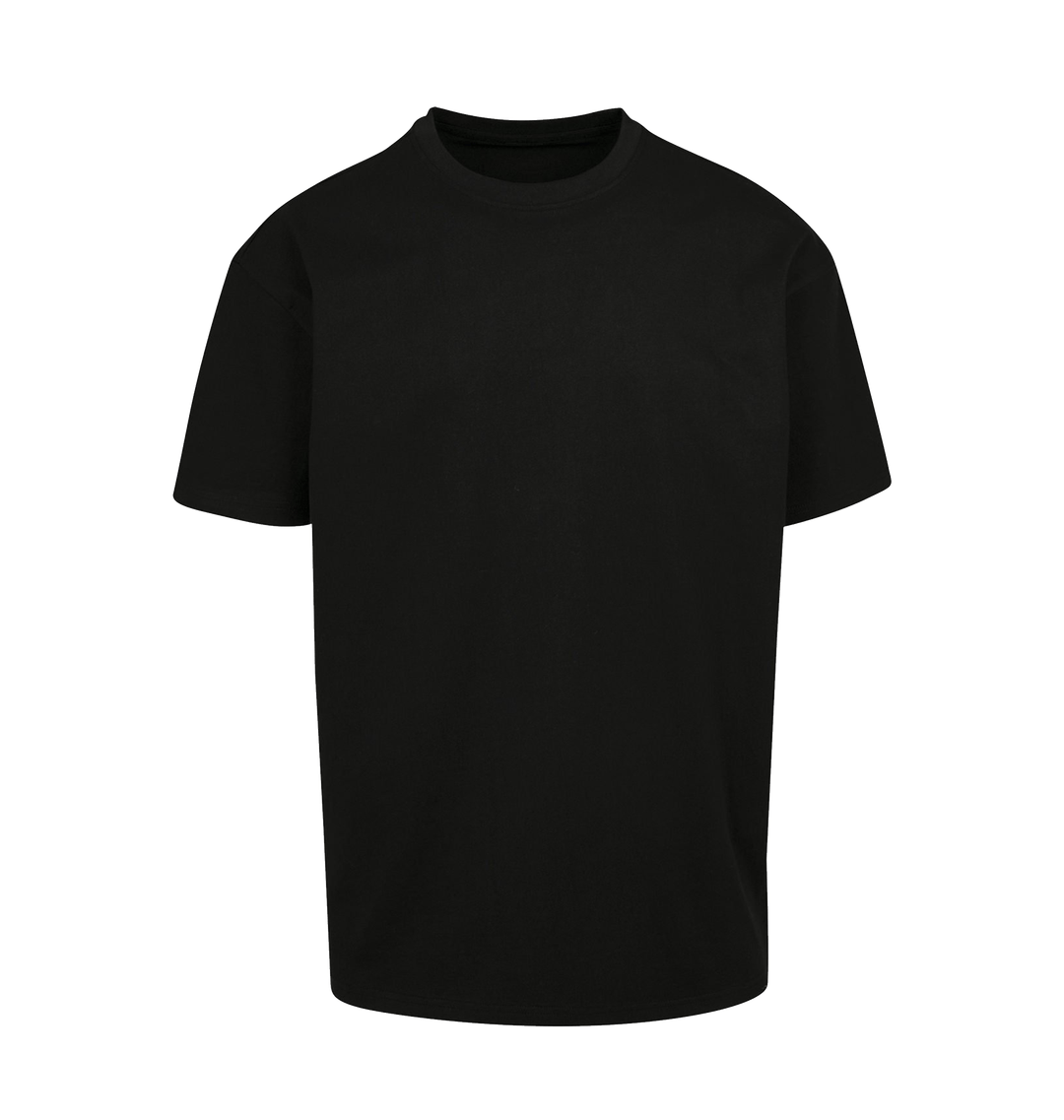 Black Printed T-shirt Front